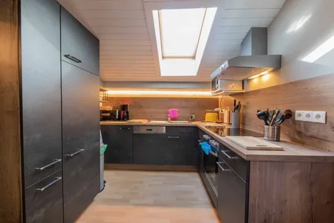 FW Gregor Apartment Gregor – helles Schlafzimmer mit Doppelbett in Neustift im Stubaital